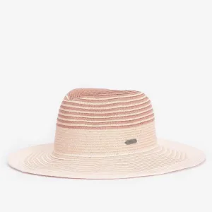 Barbour Women's Adria Fedora Summer Hat Primrose in Pink