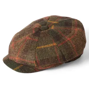 British Wool Ladies Country Newsboy Cap - Green by Failsworth