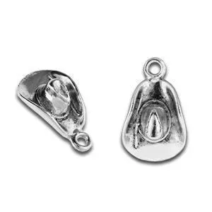 Cowboy Hat Silver Charm CC004S