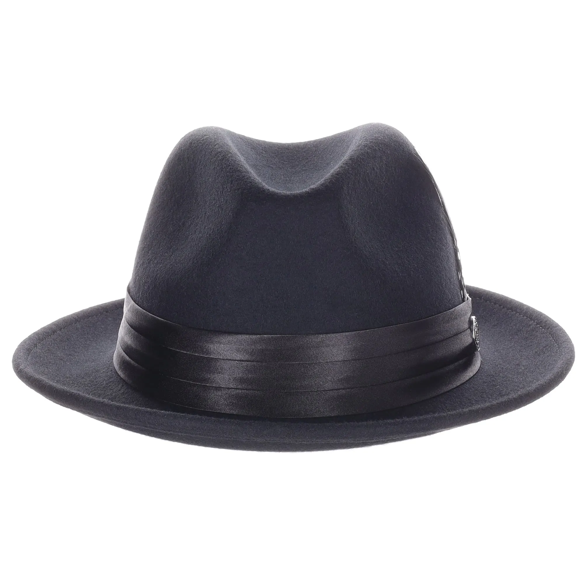 DapperFam Fellini Crushable Wool Fedora