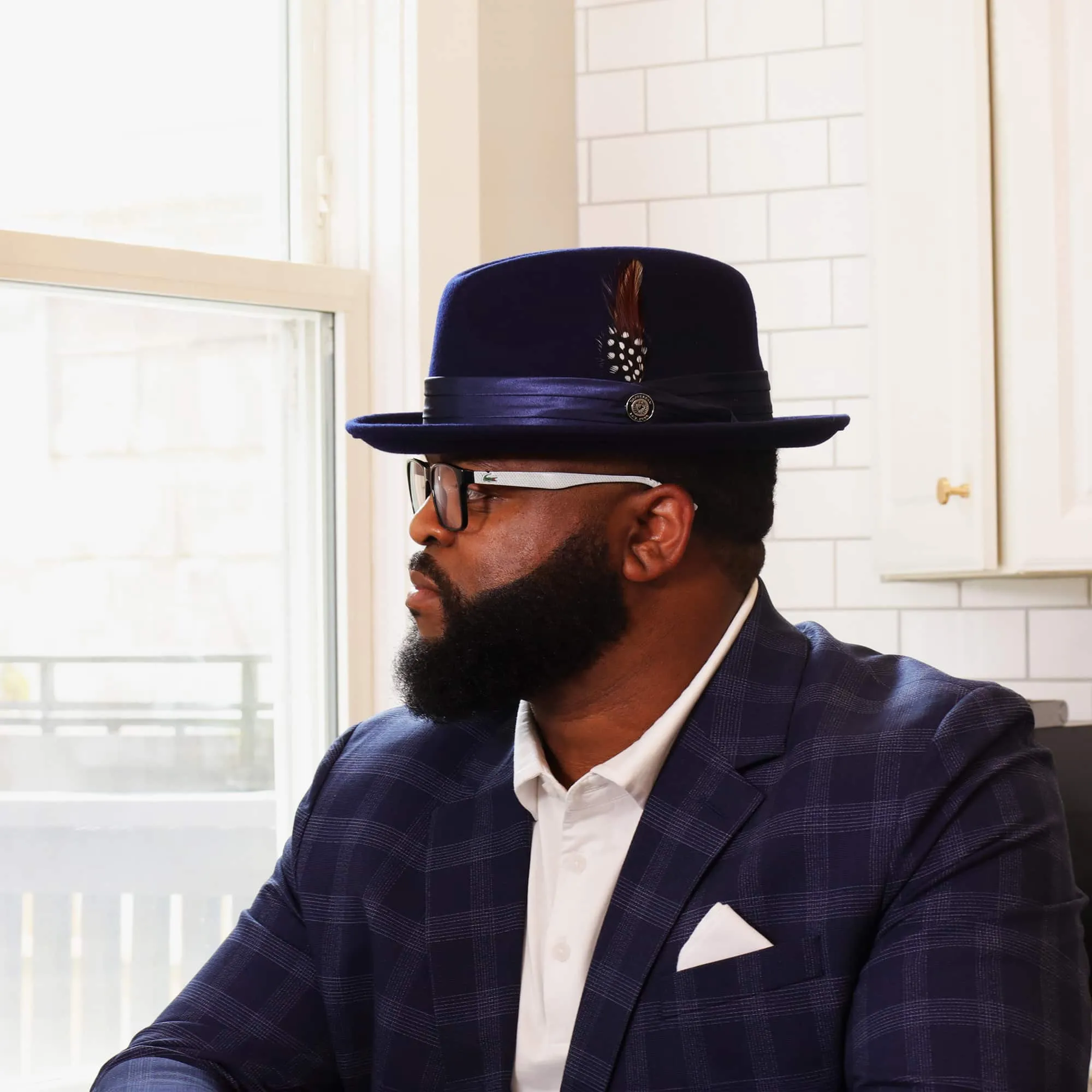 DapperFam Fellini Crushable Wool Fedora