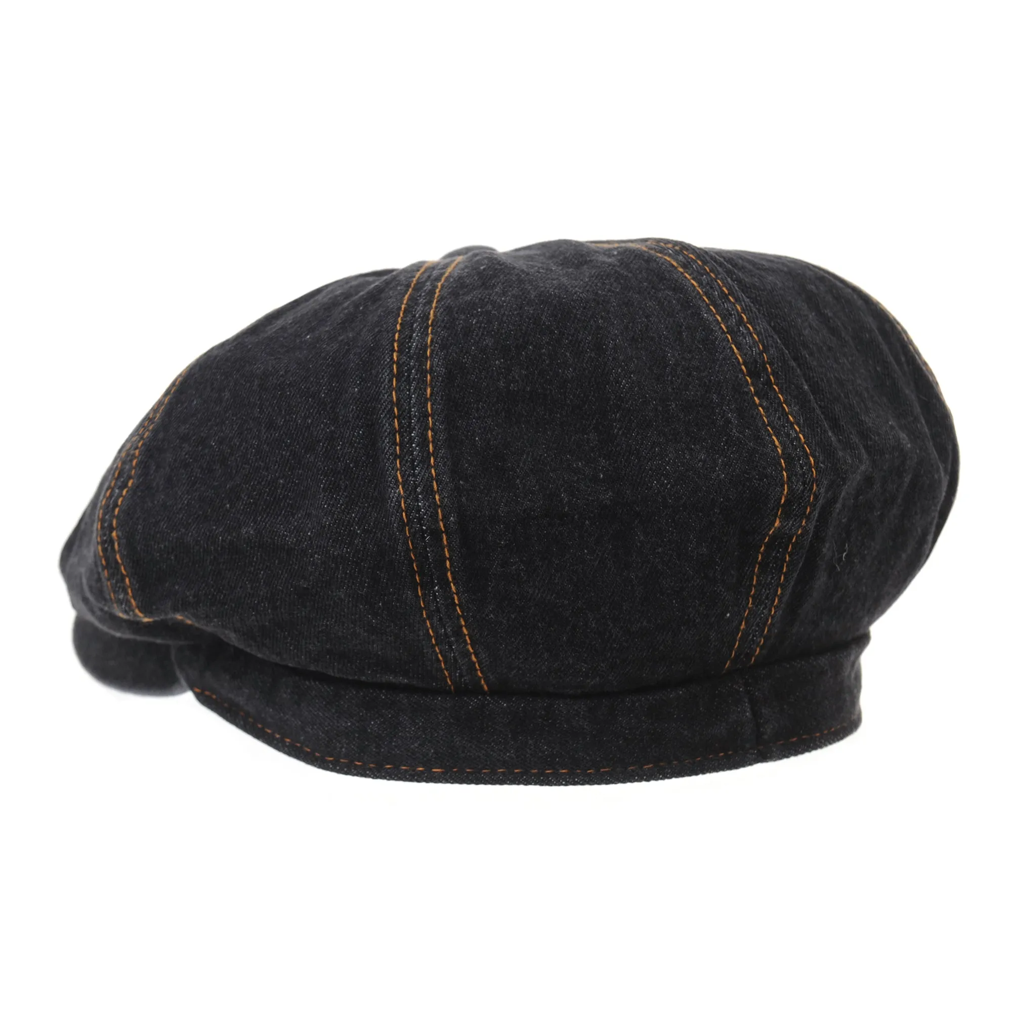 Denim Cotton Newsboy Hat Baker Boy Beret Flat Cap KR3613