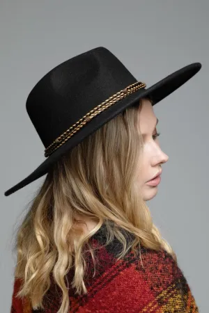 Dutton Wool Panama Hat Black