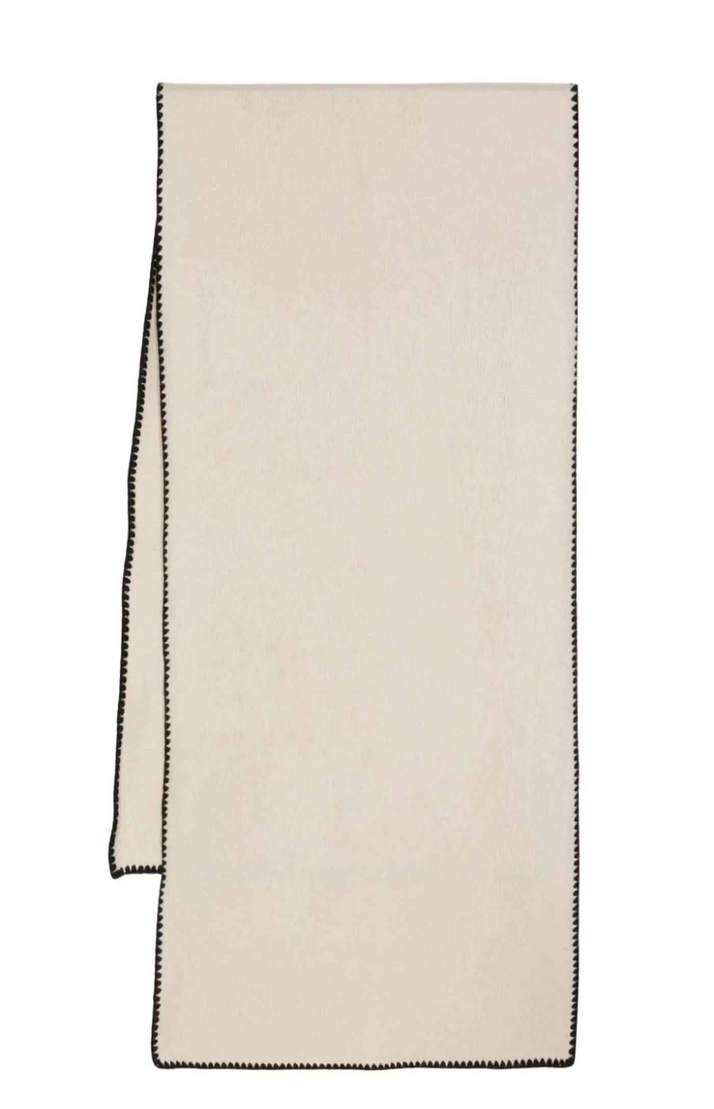 Embroidered cashmere scarf