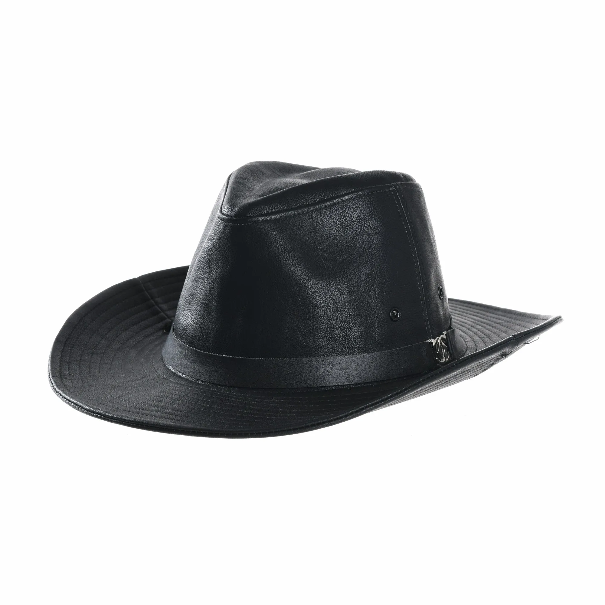 Faux Leather Indiana Jones Hat Outback Hat Fedora CD8859