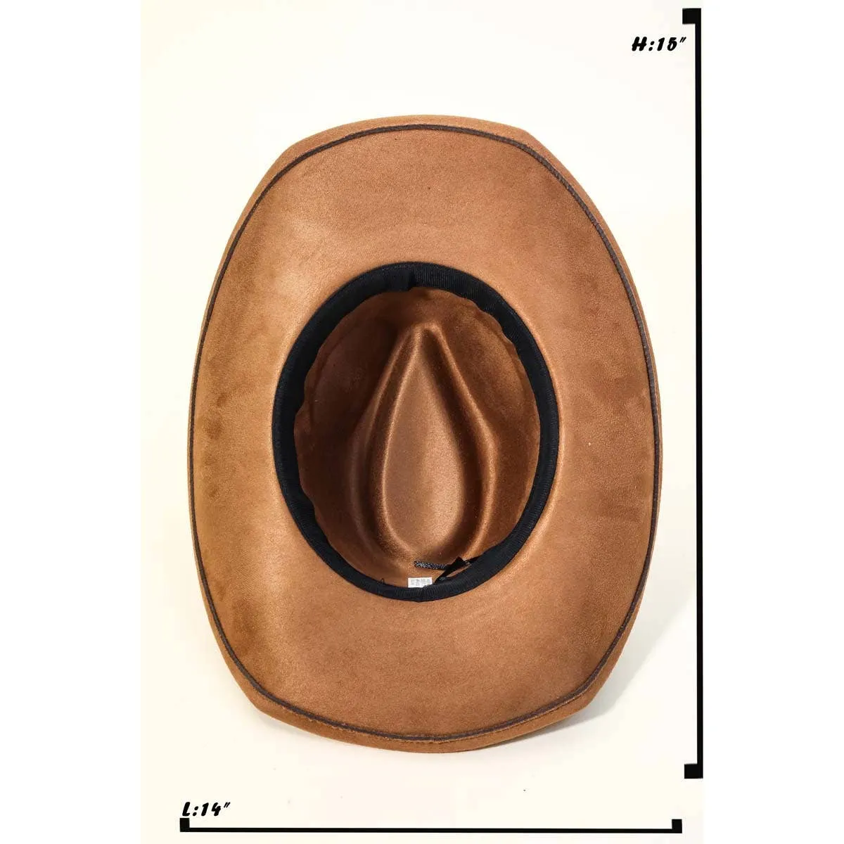 Floral Strap Cowboy Hat