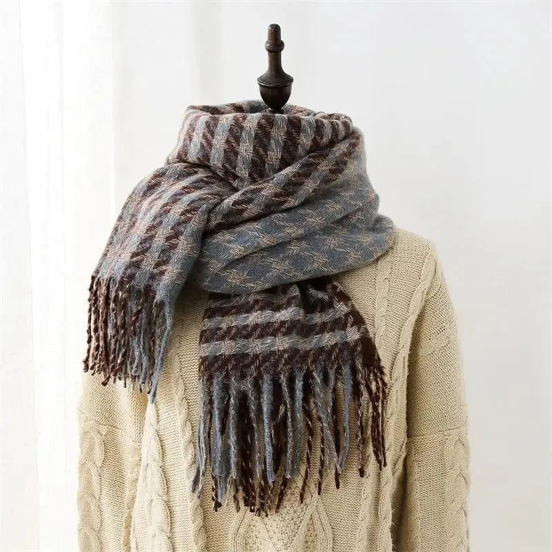 New Style Cashmere Scarf With Thickened Shawl