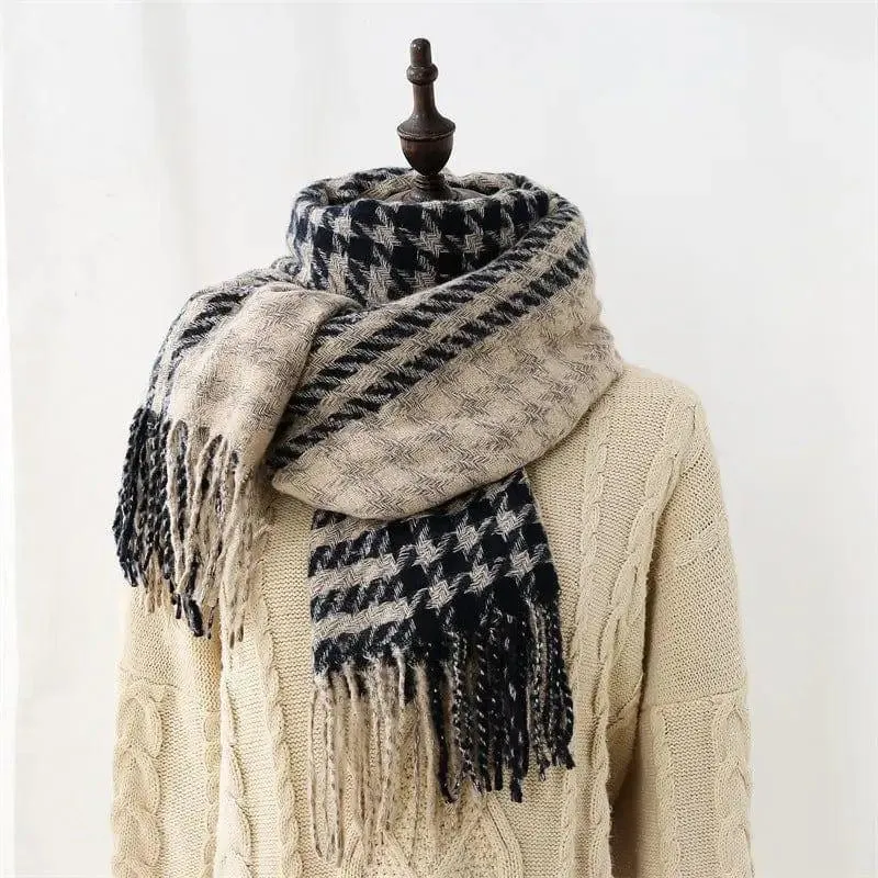 New Style Cashmere Scarf With Thickened Shawl