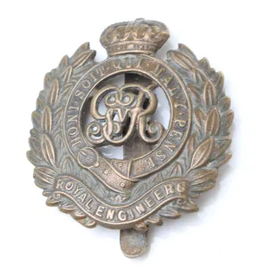 Vintage Royal Engineers Corps Badge – Authentic Military Collectible