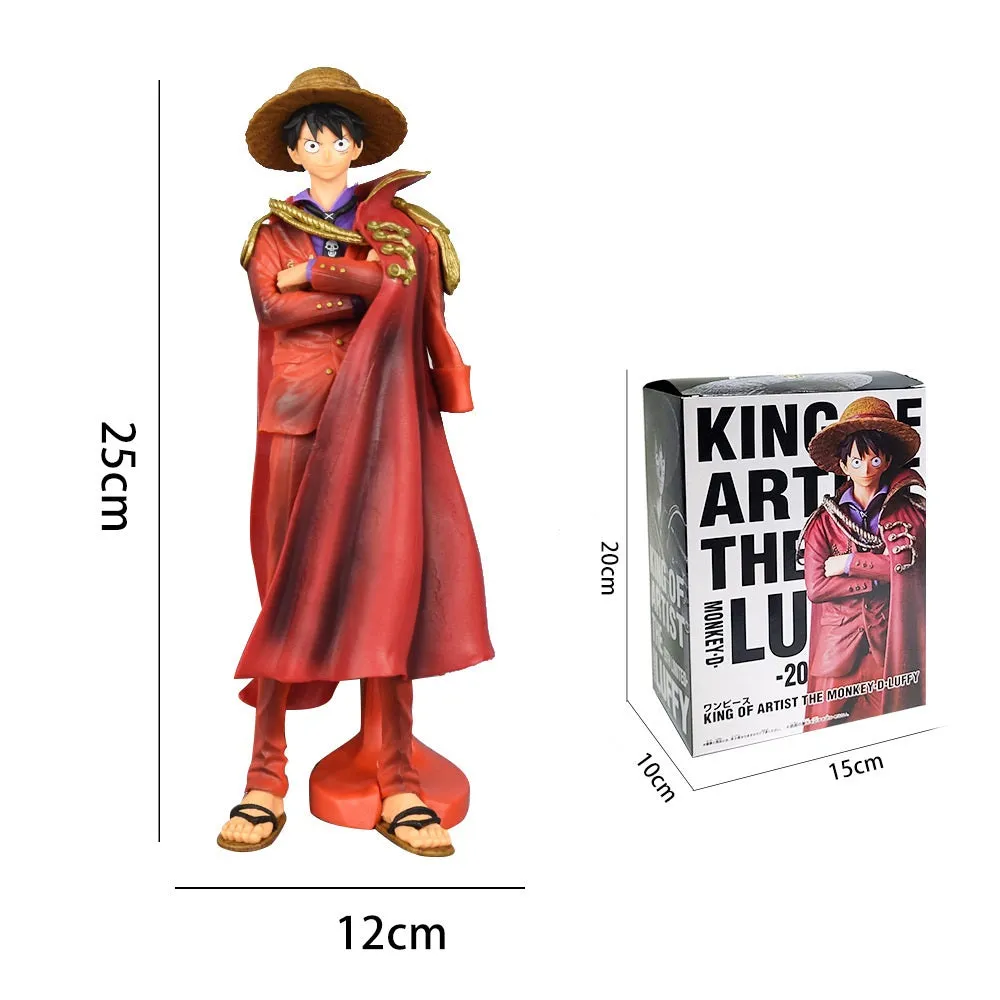 One Piece | Monkey D Luffy With Straw Hat Anime Action Figure | 25 Cm |