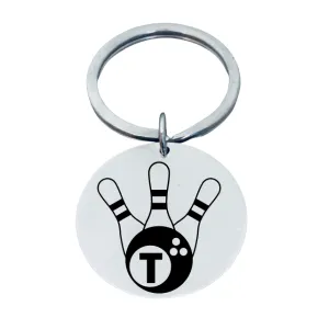 Personalized Bowling Keychain