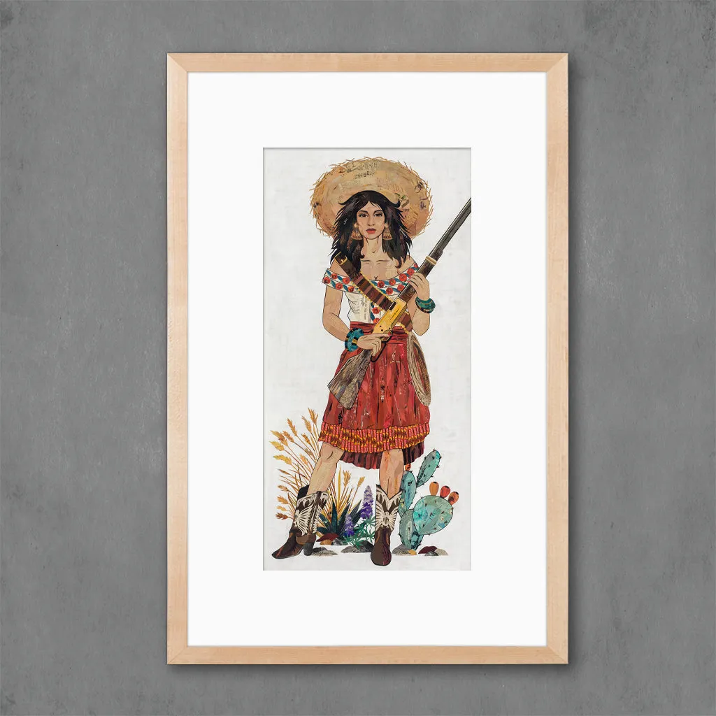 PISTOLERA limited edition paper print