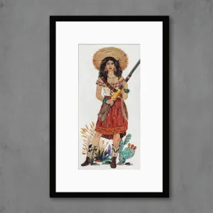 PISTOLERA limited edition paper print