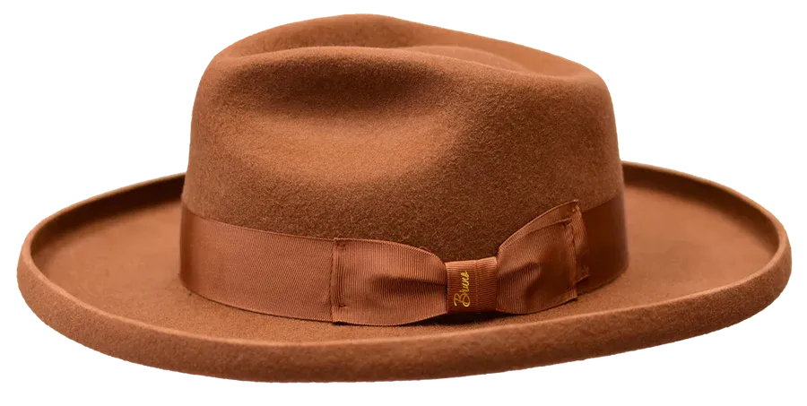 Rebel Wide Brim Fedora by Bruno Capelo