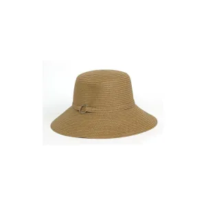 Tan Paper Straw Downturn Brim Hat