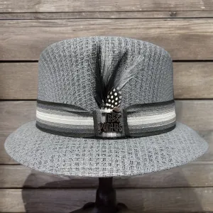 Tres Puntos Lowrider Brim Grey Fedora