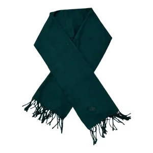 Women's Embroidered Logo Scarf Green